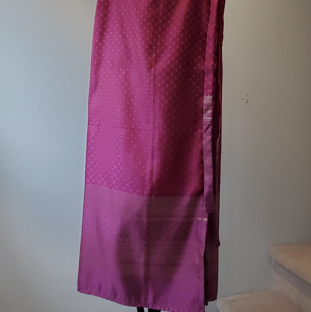 Thai silk wrap skirt